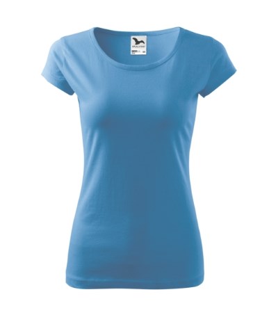 T-shirt dames Pure azuur blauw