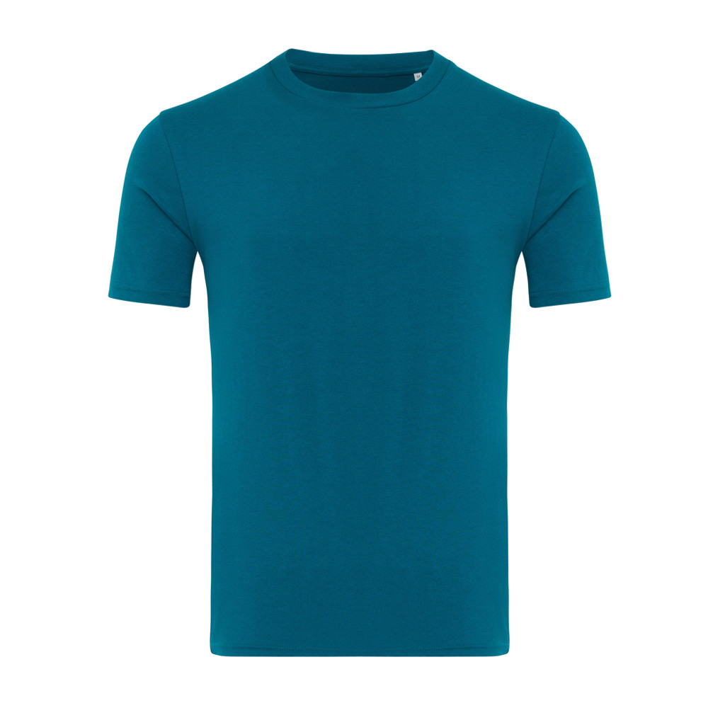 IQONIQ Brett gerecycled katoen t-shirt - dark teal (± PMS 19-4540 TCX)