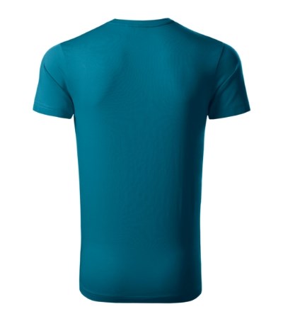 T-shirt heren Exclusive petrol blue