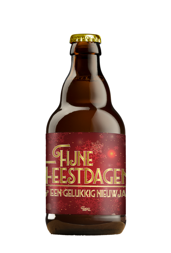 Speciaalbier Fijne Feestdagen & Gelukkig Nieuwjaar Tripel - 33cl