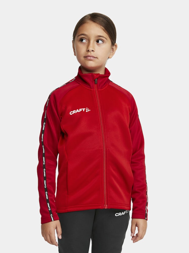 Craft - Squad 2.0 Full Zip Jr Bright Red-Express 110/116
