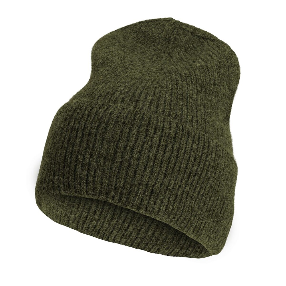 Gebreide muts exclusief - Olijfgroen (PMS 7764C) / Olijfgroen