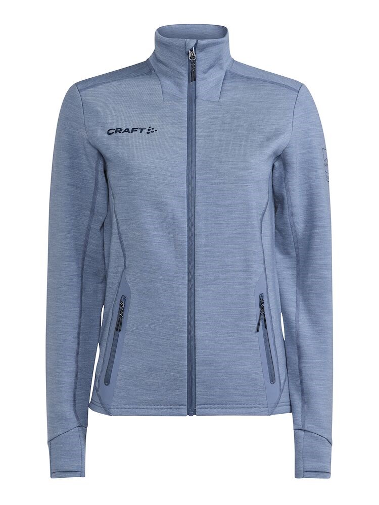 Craft - PRO Explore Wool Midlayer W Black Melange XXL - Flow-Melange