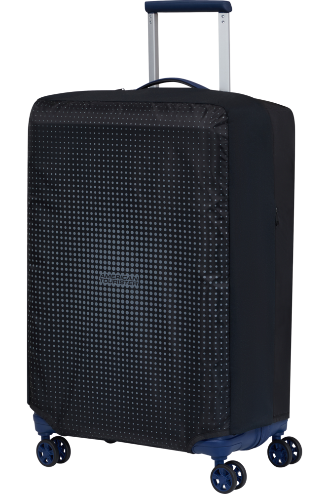 American Tourister  Ta Foldable Luggage Cover M - Black/Grey