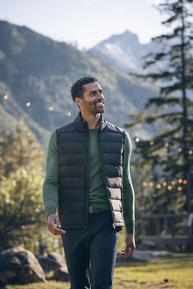 Cutter & Buck - Oakville Crewneck Heren Zwart 3XL