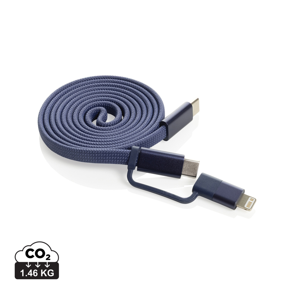 Arc Ultra-thin RCS recycled 60W 2 in 1 magnetische kabel