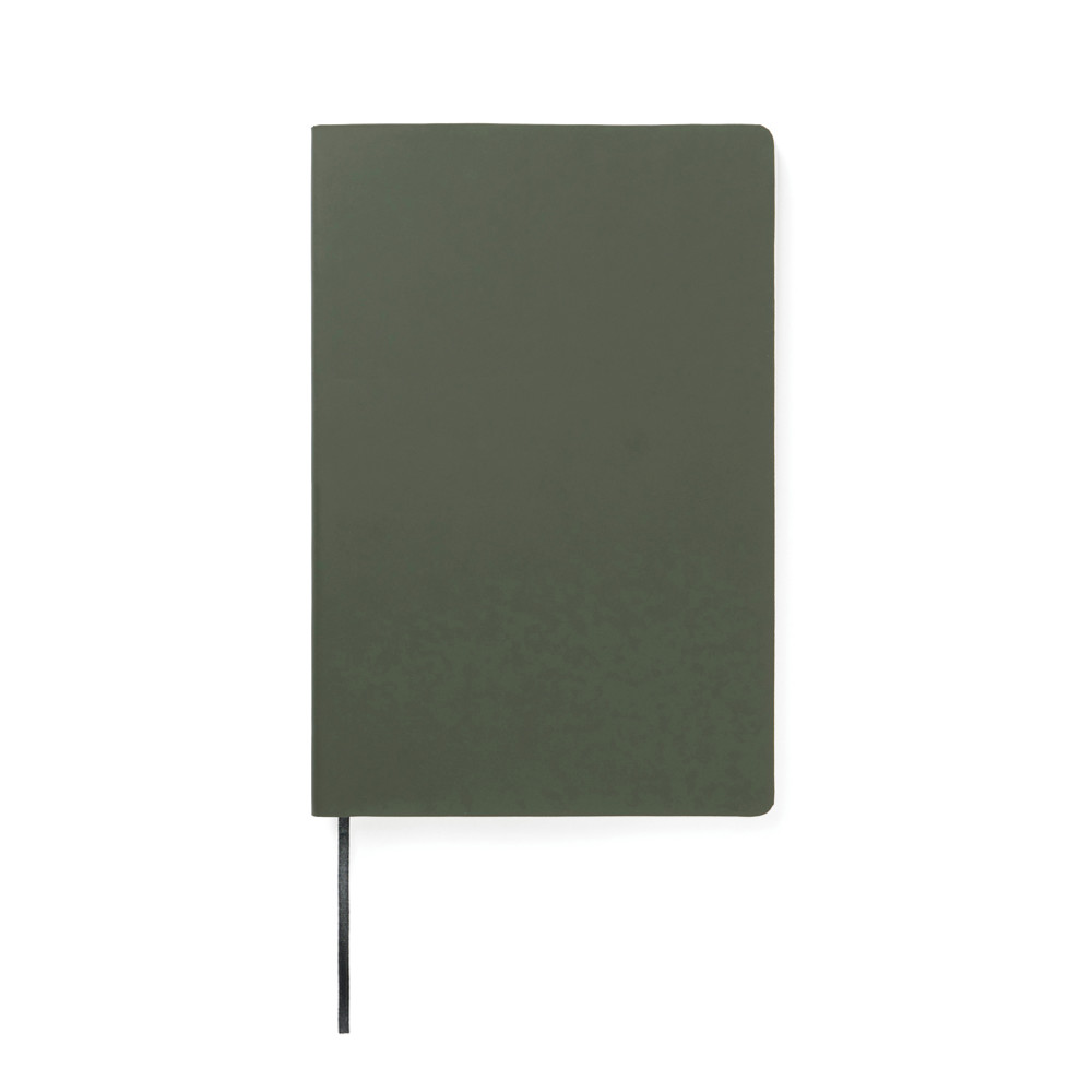 VINGA Baltimore RCS PU softcover notitieboek - groen (± PMS Green)