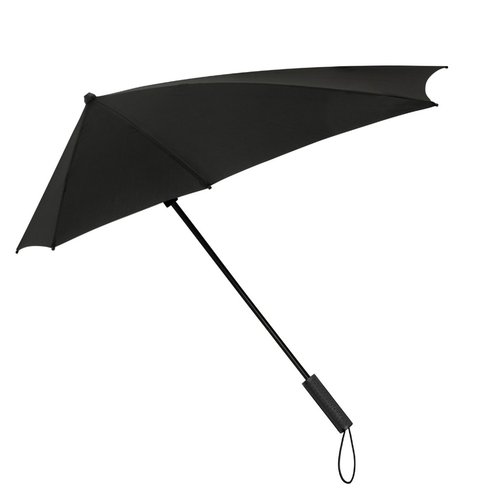 STORMaxi - Aerodynamische stormparaplu - Handopening - Windproof - 92 cm - Marine blauw - Zwart