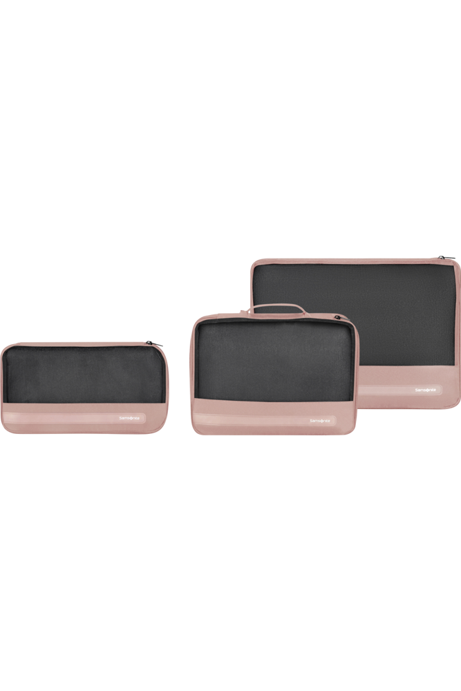 Samsonite Ta Revolution Set Of 3 Packing Cubes - Rose