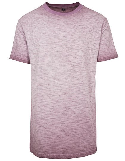 Build Your Brand - Spray Dye Tee - Burgundy (Spray Dye)
