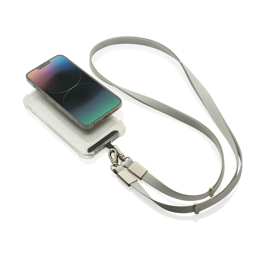 Nivo RCS recycled PET Crossbody lanyard