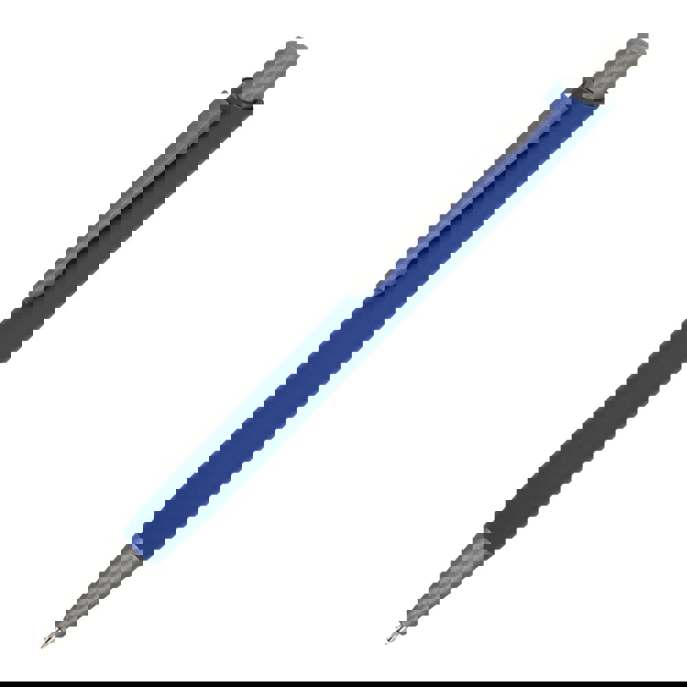 Boston softtouch balpen - Donkerblauw