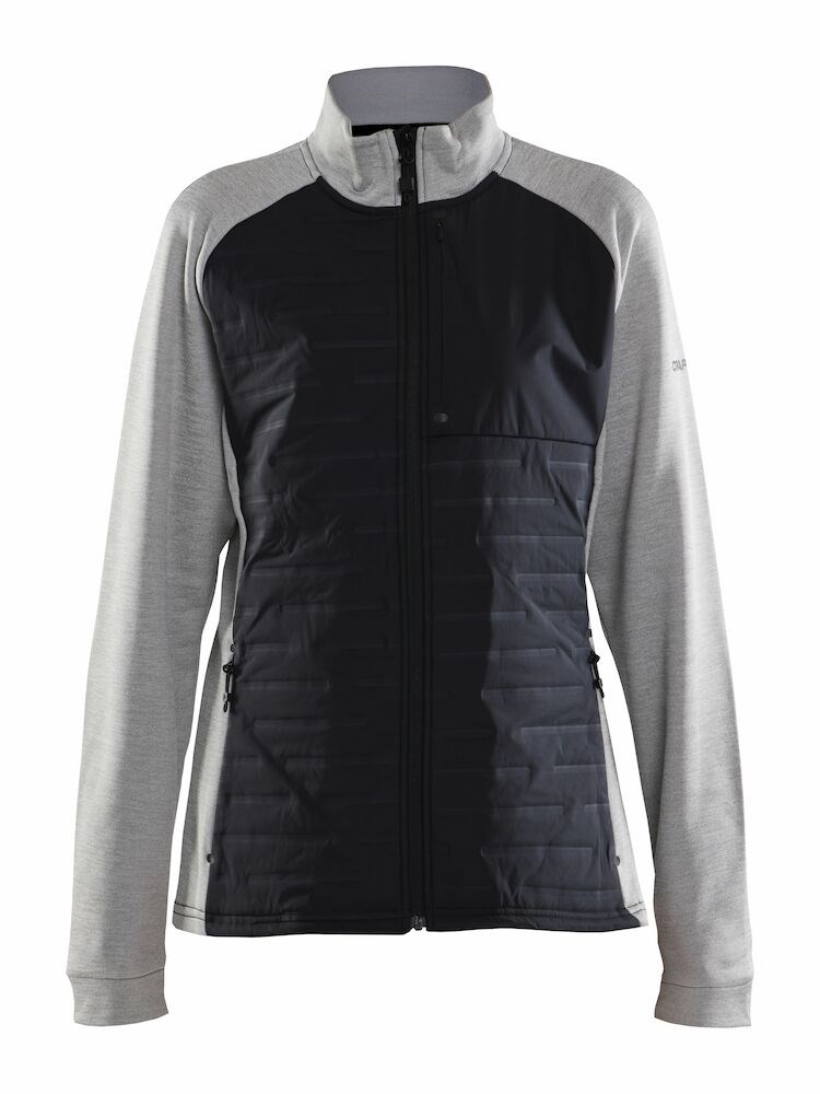 Craft - ADV Unify Hybrid Jacket W Navy/Black XXL - Grey Melange/Black
