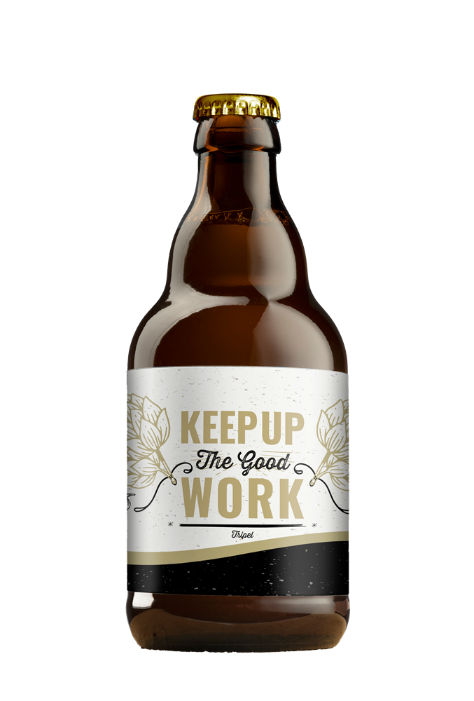 Speciaalbier Keep up the good work Tripel - 33cl