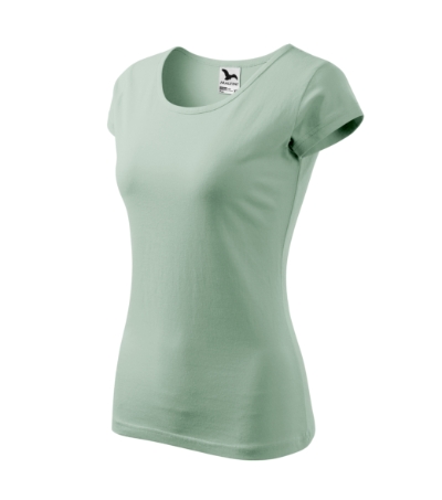 T-shirt dames Pure rood - sage