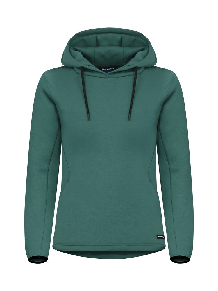 Cutter & Buck - Pemberton Hood Dames Dark Navy XS - Dennengroen