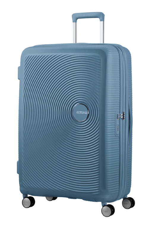 American Tourister Soundbox Spinner 77/28 Tsa Exp - Stone Blue