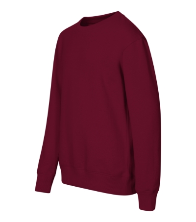 Sweatshirt kinderen Crew military - garnet