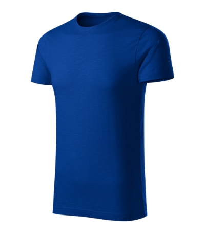 T-shirt heren Gulf antiek zilver - royal blue