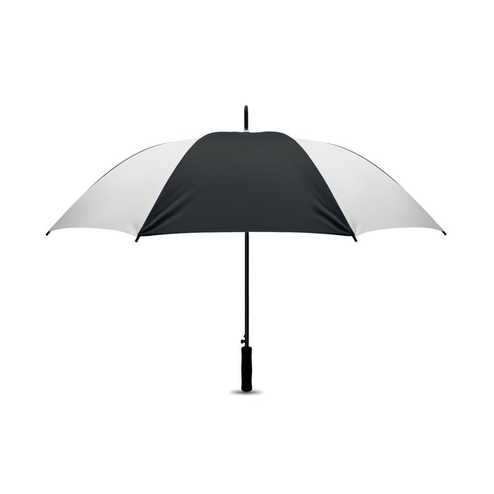 SWANSEA - Paraplu, 27 inch - Wit/Zwart