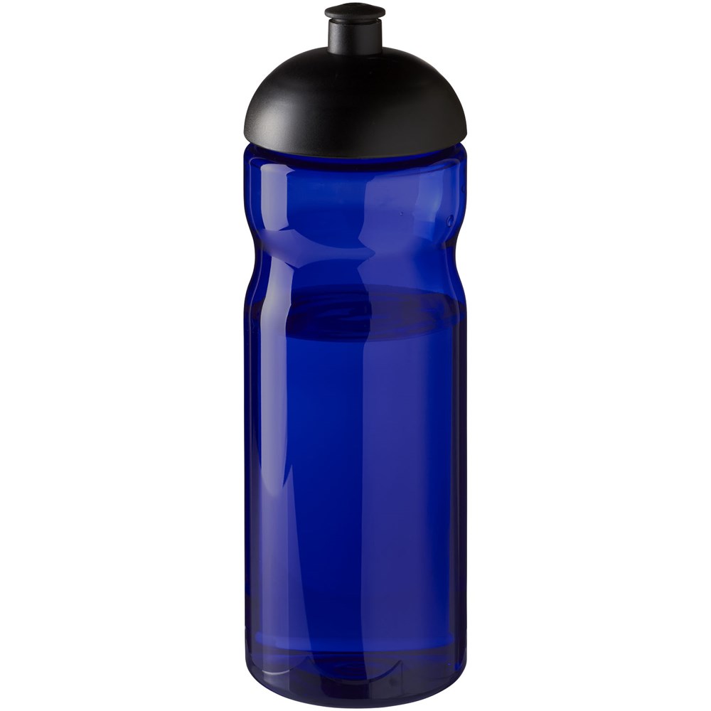 H2O Active® Eco Base 650 ml sportfles met koepeldeksel - Blauw, Zwart