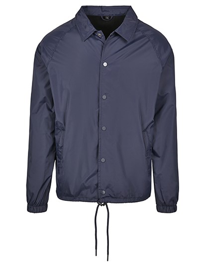 Build Your Brand - Coach Jacket - Navy