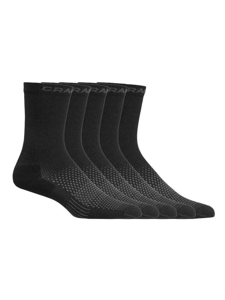 Craft - CORE Dry High Sock 5-pack Black 37/39