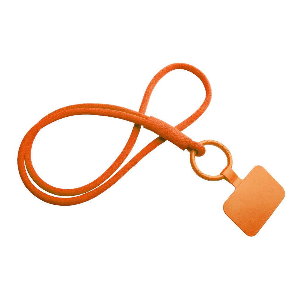 Tubyard lanyard telefoonhouder met elastische buis - Oranje