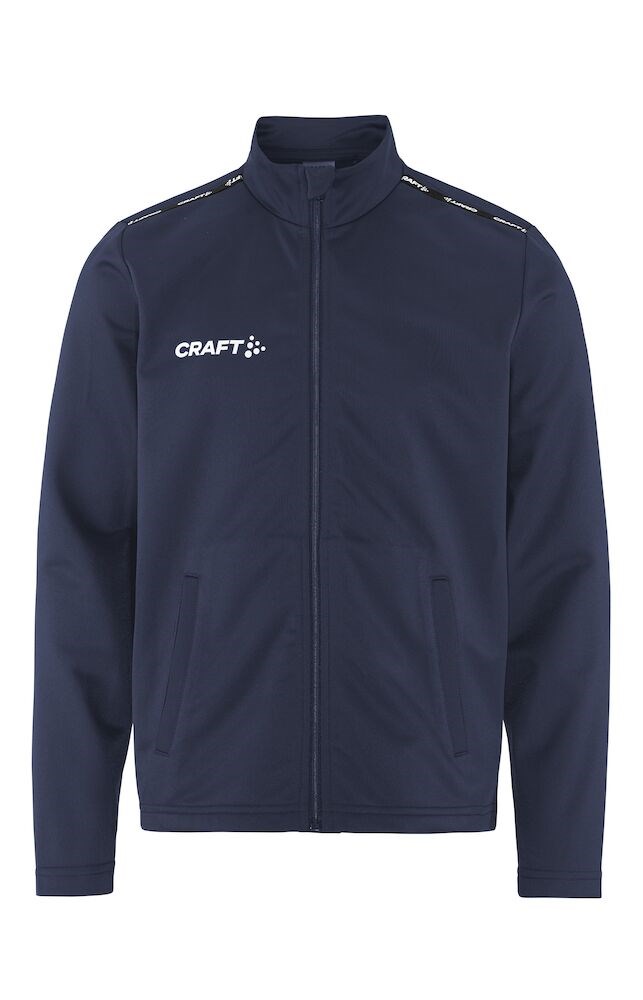 Craft - Squad Go FZ Jacket JR Bright red 146/152 - Navy