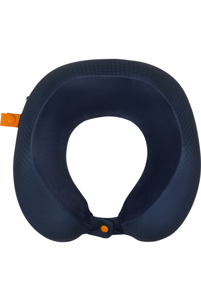 American Tourister  Ta Travel Pillow Memory Foam - Navy/Orange