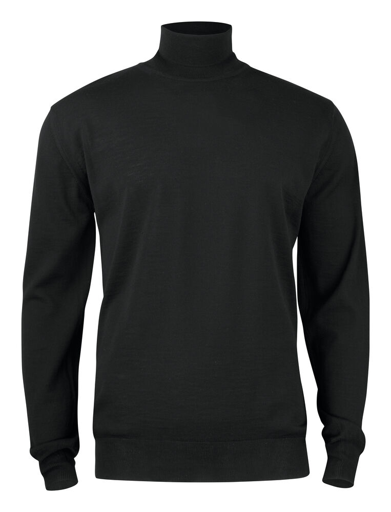 Cutter & Buck - Kennewick Turtleneck Heren Zwart 3XL