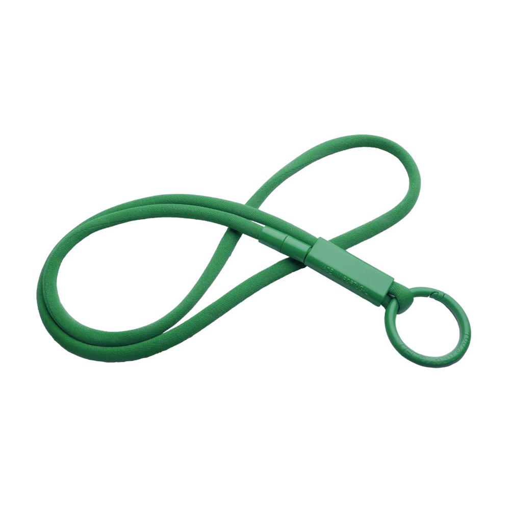 Tubyard lanyard met gerecycleerde plastic buis - groen