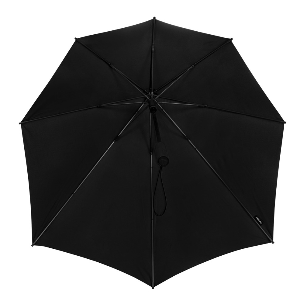 STORMaxi - Aerodynamische stormparaplu - Handopening - Windproof - 92 cm - Zwart