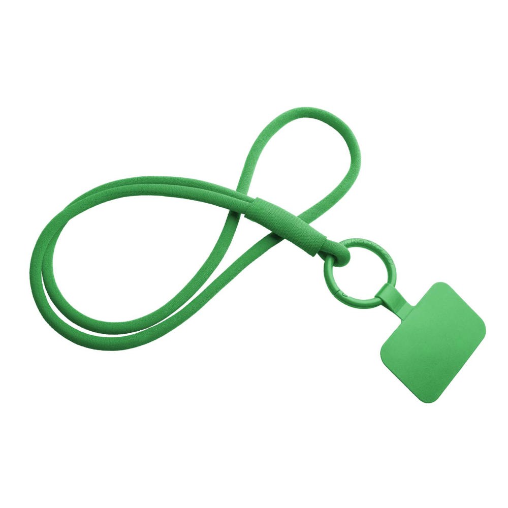 Tubyard lanyard telefoonhouder met elastische buis - groen