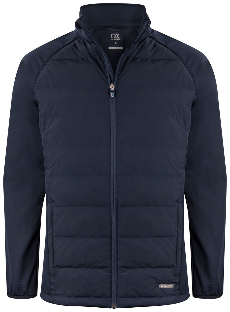 Cutter & Buck - Oak Harbor Jacket Heren Zilver L - Dark Navy