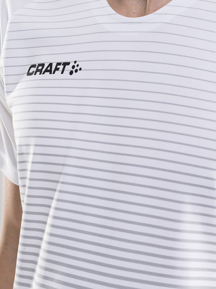 Craft - Pro Control Stripe Jersey M White/Silver S
