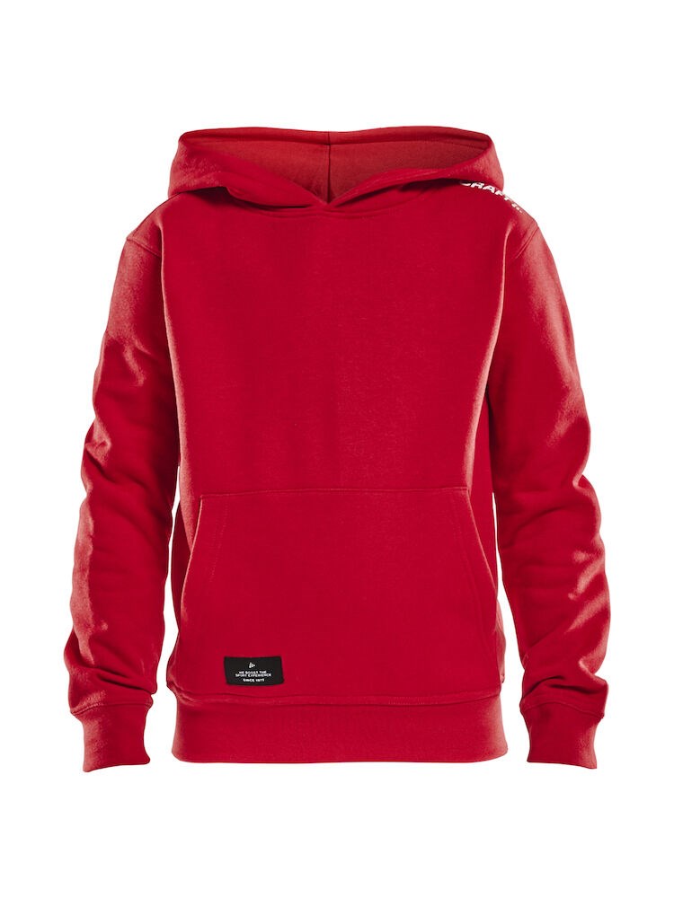 Craft - Community Hoodie Jr Black 158/164 - Bright Red