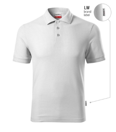 Poloshirt heren Reserve Wit 00 (brand label)