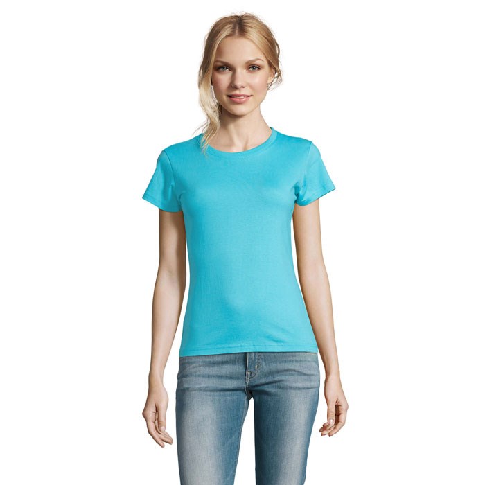 IMPERIAL WOMEN - IMPERIAL DAMES T-Shirt 190g - Atolblauw