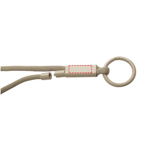 Tubyard lanyard met gerecycleerde plastic buis