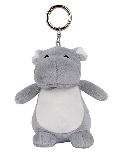 Mumbles - Character Keyring - Hippo Grey