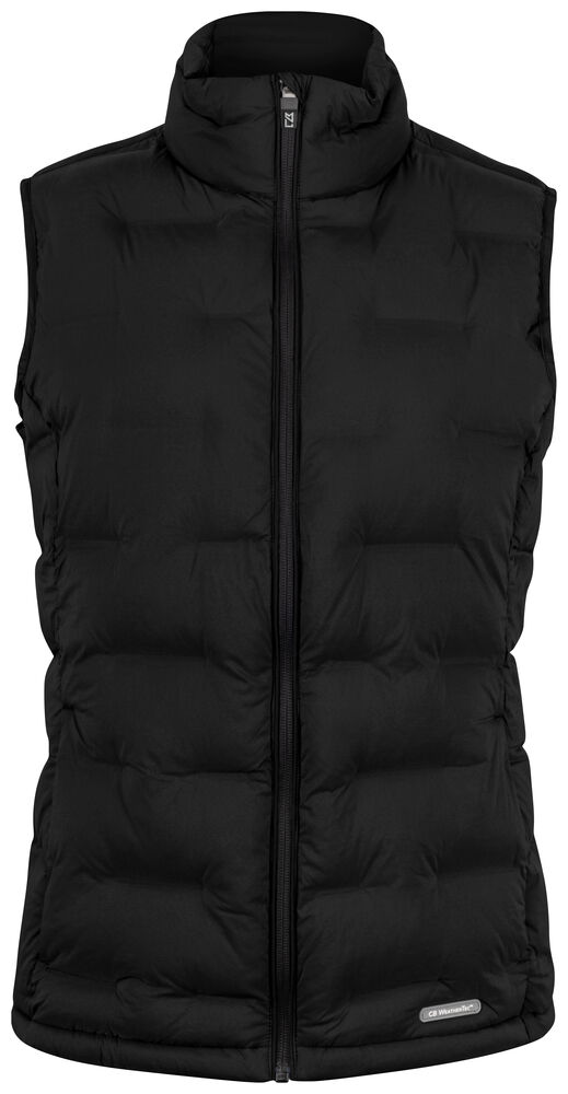 Cutter & Buck - Baker Vest Dames Ivy Groen M - zwart