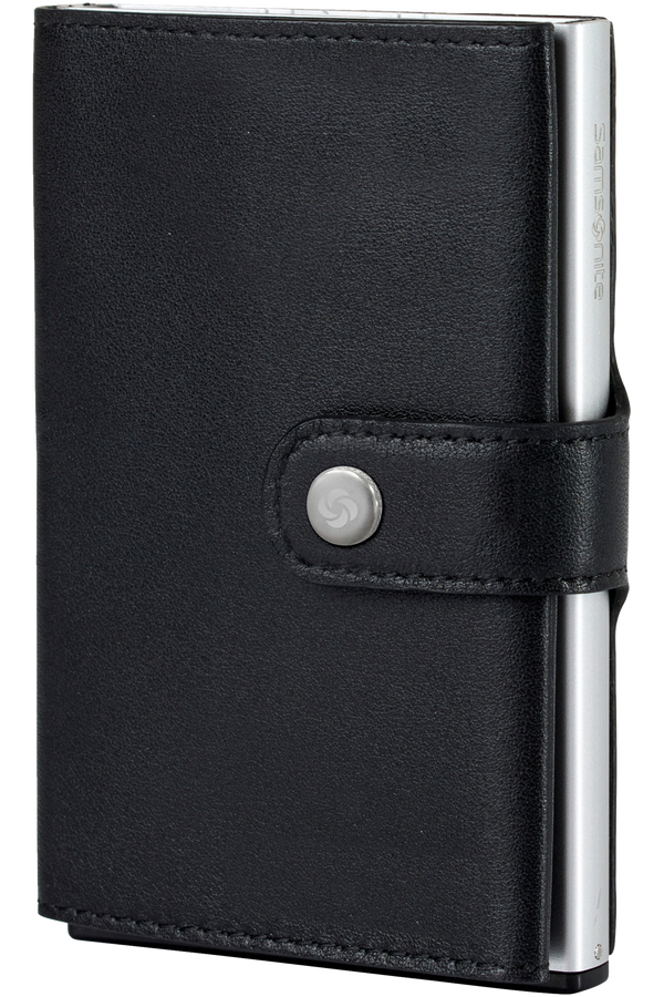 Samsonite Alu Fit 202 - Slide-Up Wallet - Black