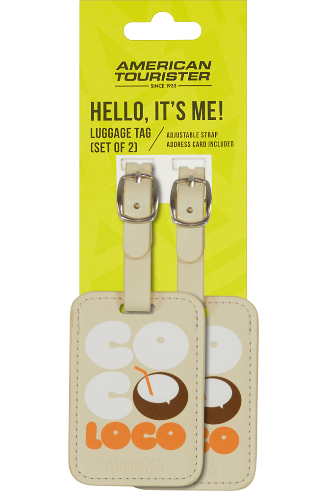 American Tourister  Ta Luggage Tag X2 Print