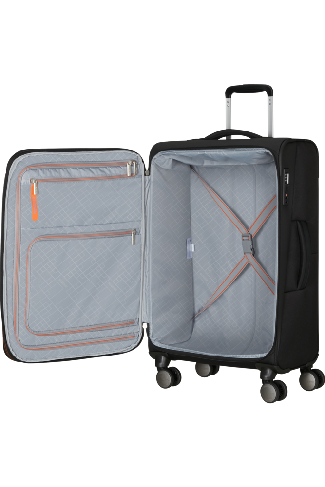 American Tourister Wanderlite Spinner M Exp Tsa
