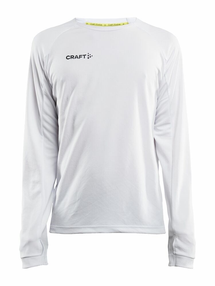 Craft - Evolve Crew Neck M Bright Red S - White