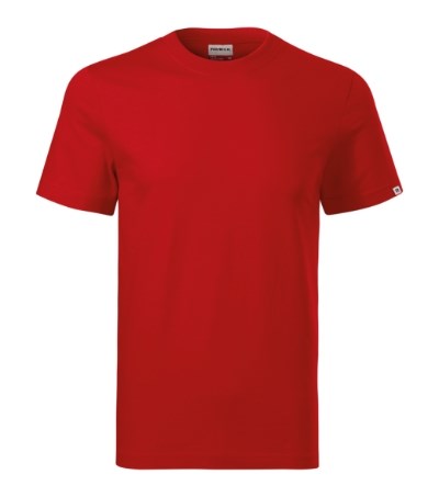 T-shirt uniseks Base rood 07 (brand label)