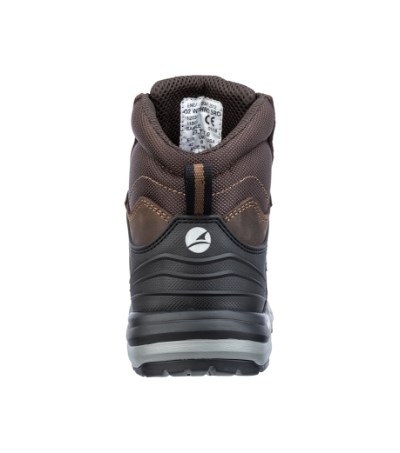 Enkelhoge schoenen uniseks BRIONE CTX MID donker bruin