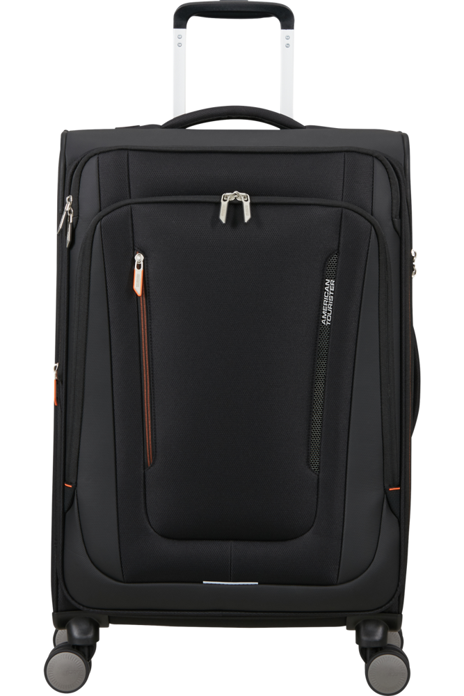 American Tourister Wanderlite Spinner M Exp Tsa - Shadow Black