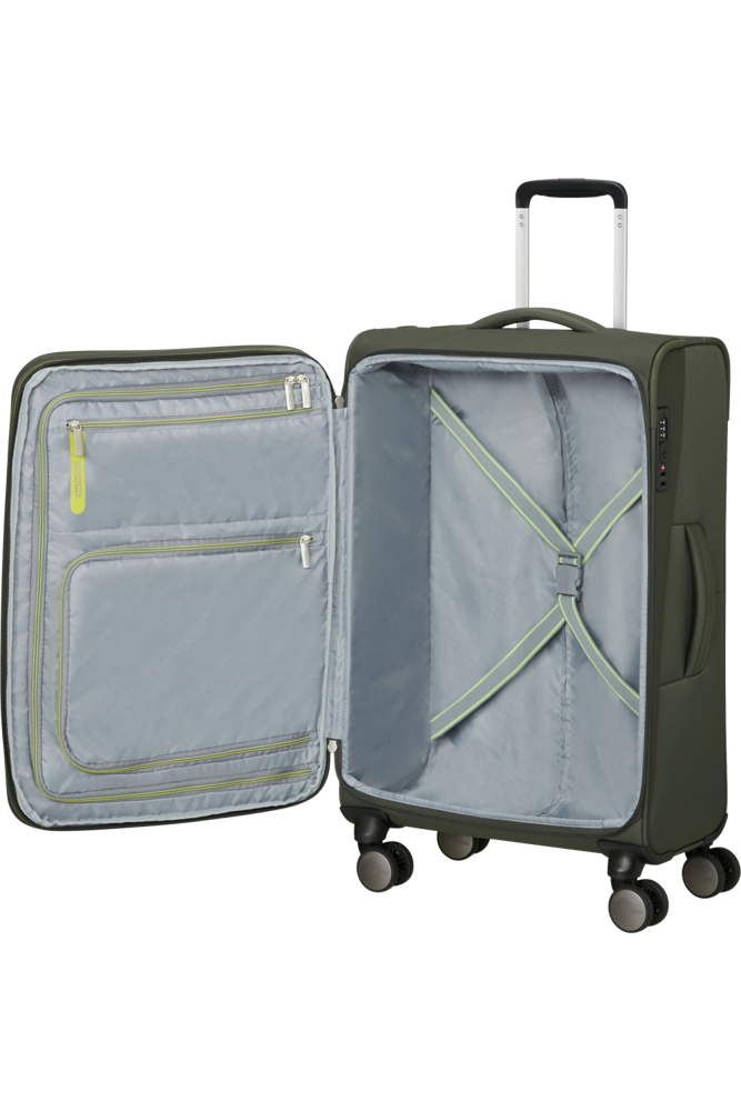 American Tourister Wanderlite Spinner M Exp Tsa